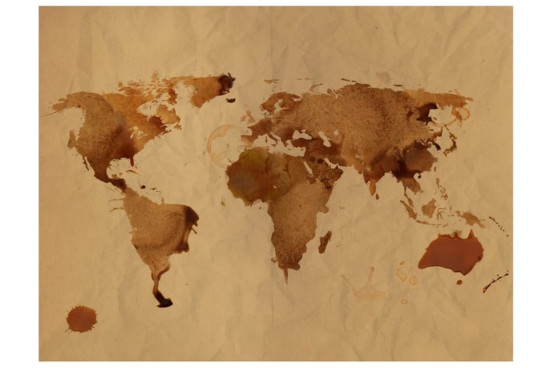 Fototapet Te Karta Över Världen 300x231 - Artgeist sp. z o. o. - Inredning - Väggdekor - Tapet & tapettillbehör - Fototapet