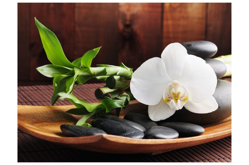 Fototapet Temple Zen 250x193 - Artgeist sp. z o. o. - Inredning - Väggdekor - Tapet & tapettillbehör - Fototapet