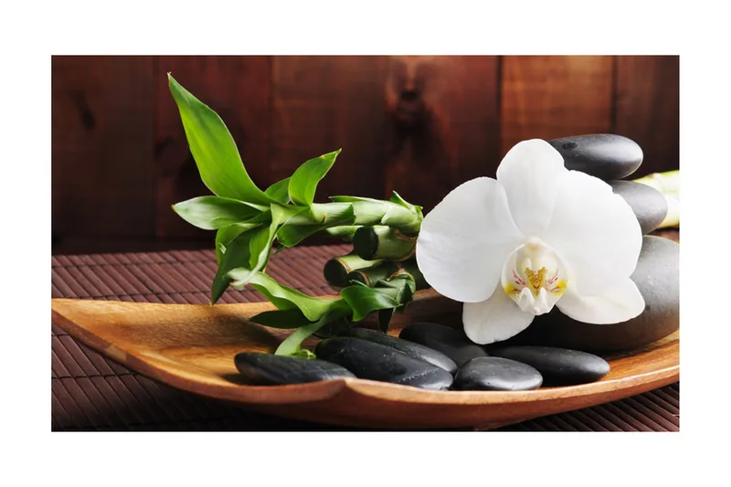 Fototapet Temple Zen 450x270 - Artgeist sp. z o. o. - Inredning - Väggdekor - Tapet & tapettillbehör - Fototapet