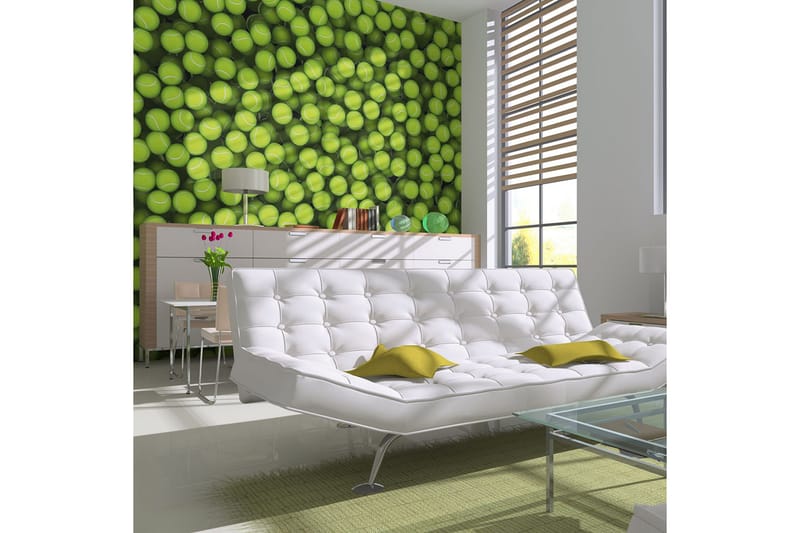 Fototapet Tennisbollar Bakgrund 200x154 - Artgeist sp. z o. o. - Inredning - Väggdekor - Tapet & tapettillbehör - Fototapet