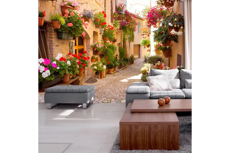 Fototapet The Alley In Spello Italy 100x70, Artgeist sp. z o. o.