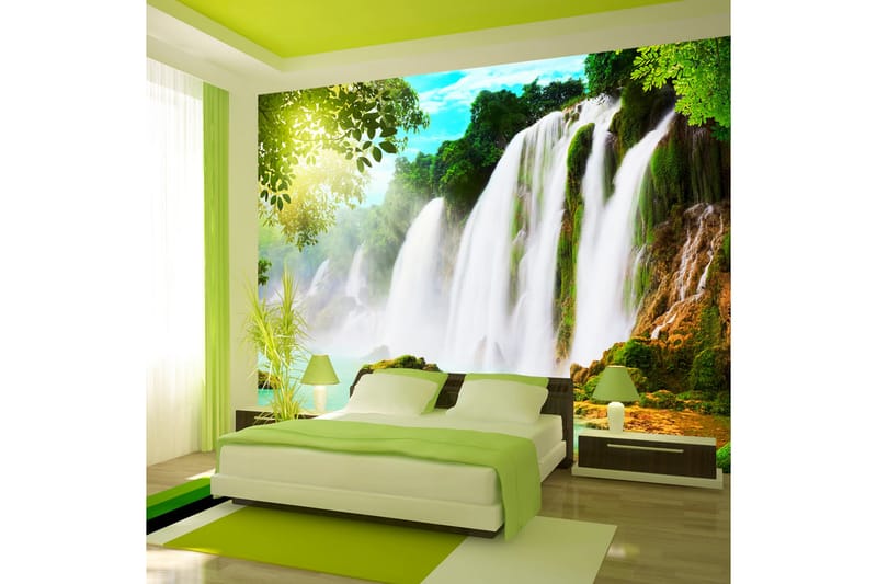 Fototapet The Beauty Of Nature Waterfall 300x210 - Artgeist sp. z o. o. - Inredning - Väggdekor - Tapet & tapettillbehör - Fototapet