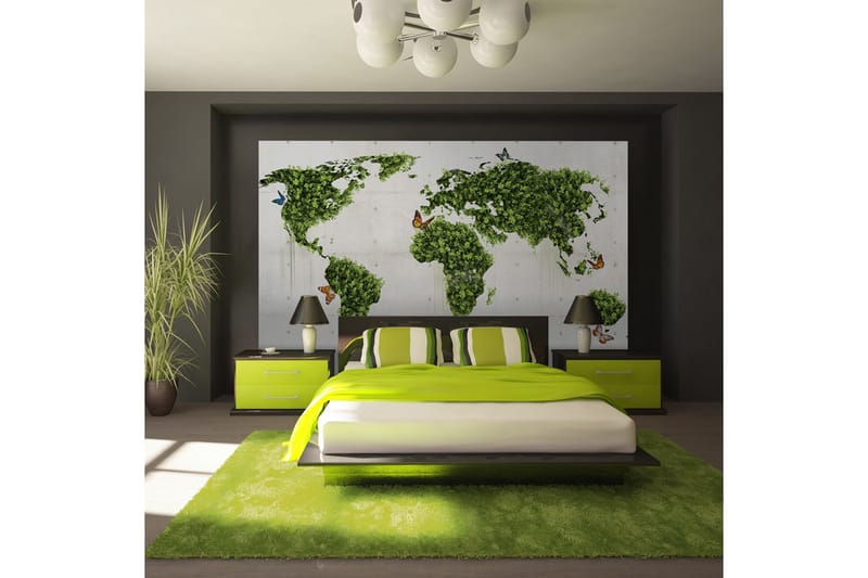 Fototapet The Butterfly Garden 250x193 - Artgeist sp. z o. o. - Inredning - Väggdekor - Tapet & tapettillbehör - Fototapet