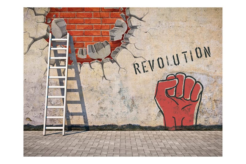 Fototapet The Invisible Hand Of The Revolution 300x231 - Artgeist sp. z o. o. - Inredning - Väggdekor - Tapet & tapettillbehör - Fototapet