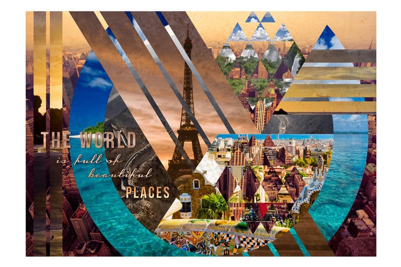 Fototapet The World 150x105 - Artgeist sp. z o. o. - Inredning - Väggdekor - Tapet & tapettillbehör - Fototapet