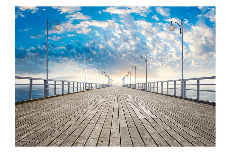 Fototapet The Pier 100x70 - Artgeist sp. z o. o. - Inredning - Väggdekor - Tapet & tapettillbehör - Fototapet