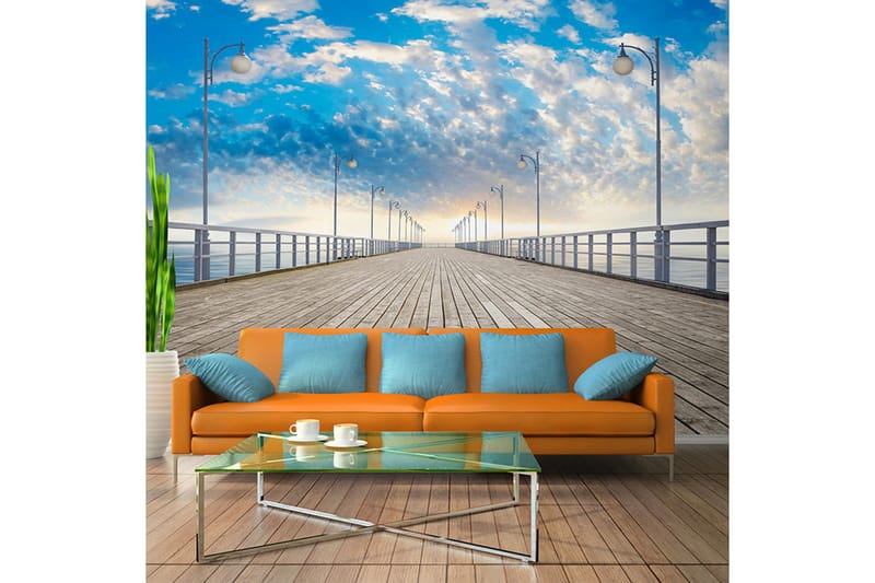 Fototapet The Pier 300x210 - Artgeist sp. z o. o. - Inredning - Väggdekor - Tapet & tapettillbehör - Fototapet