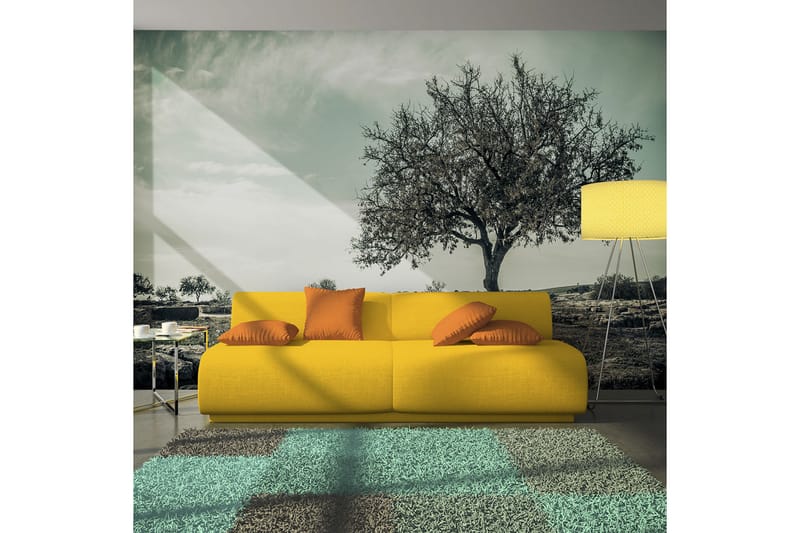 Fototapet Träd Vintage 350x270 - Artgeist sp. z o. o. - Inredning - Väggdekor - Tapet & tapettillbehör - Fototapet