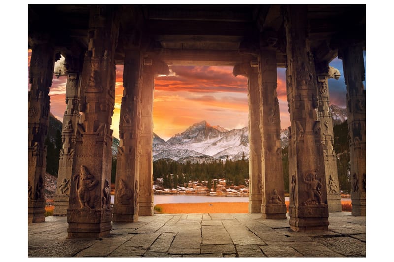 Fototapet Trail Of Rocky Temples 300x231 - Artgeist sp. z o. o. - Inredning - Väggdekor - Tapet & tapettillbehör - Fototapet