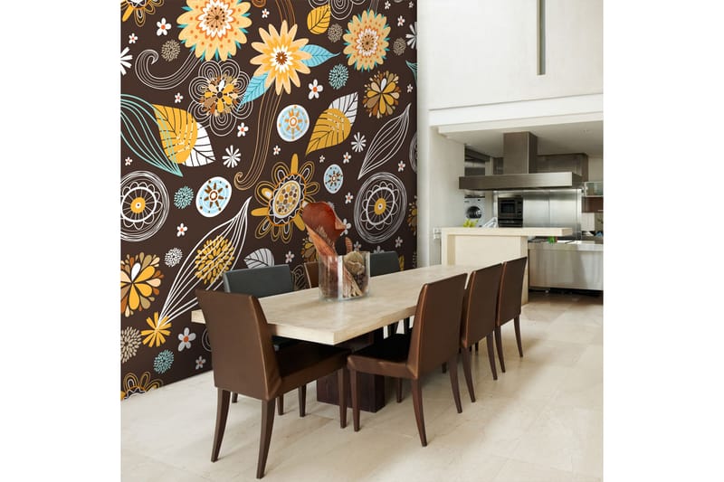 Fototapet Transparent Blommor 350x270 - Artgeist sp. z o. o. - Inredning - Väggdekor - Tapet & tapettillbehör - Fototapet