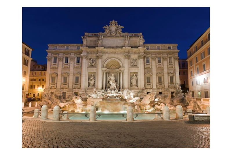 Fototapet Trevi Fountain Rome 350x270 - Artgeist sp. z o. o. - Inredning - Väggdekor - Tapet & tapettillbehör - Fototapet