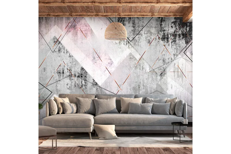 Fototapet Triangular Perspective 400x280 - Artgeist sp. z o. o. - Inredning - Väggdekor - Tapet & tapettillbehör - Fototapet