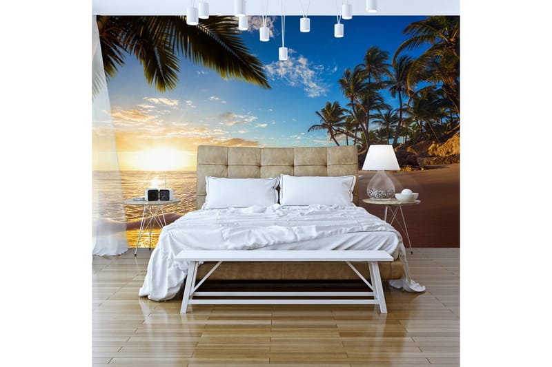 Fototapet Tropical Beach 250x175 - Artgeist sp. z o. o. - Inredning - Väggdekor - Tapet & tapettillbehör - Fototapet