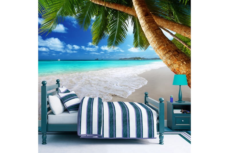 Fototapet Tropical Island 400x280 - Artgeist sp. z o. o. - Inredning - Väggdekor - Tapet & tapettillbehör - Fototapet