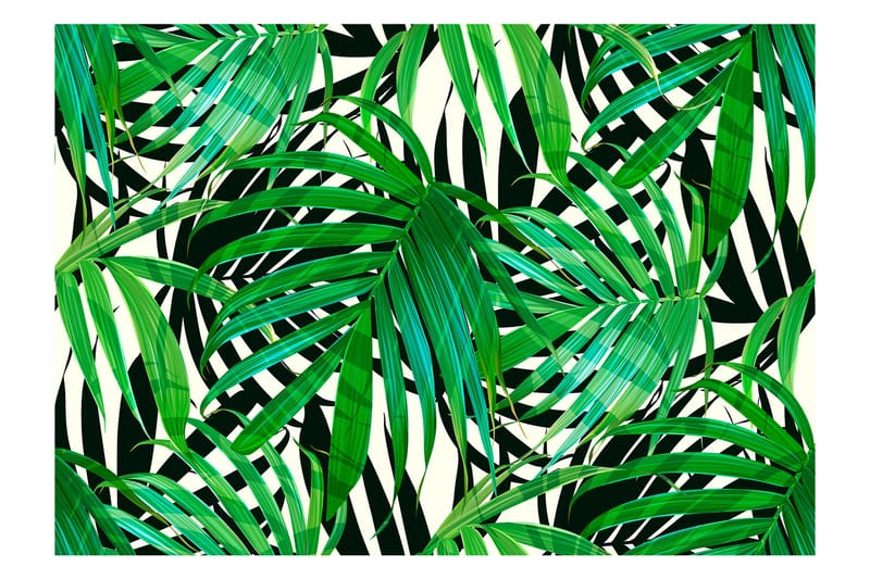 Fototapet Tropical Leaves 100x70 - Artgeist sp. z o. o. - Inredning - Väggdekor - Tapet & tapettillbehör - Fototapet