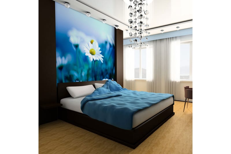 Fototapet Tusensköna På En Blå Äng 350x270, Artgeist sp. z o. o.