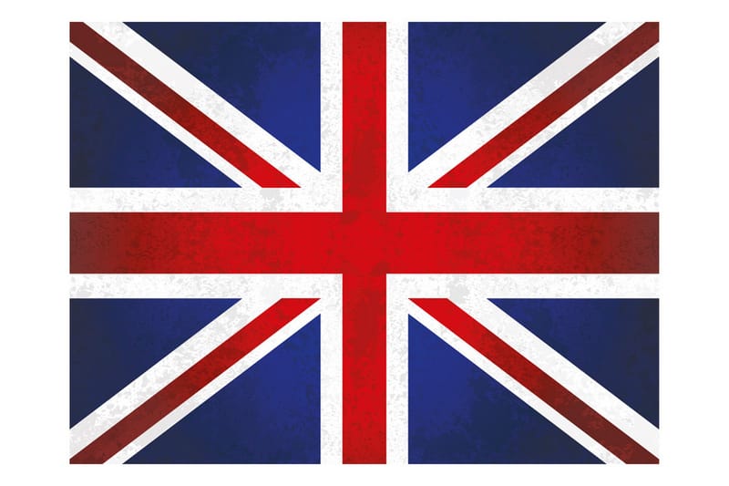 Fototapet Union Jack 350x270 - Artgeist sp. z o. o. - Inredning - Väggdekor - Tapet & tapettillbehör - Fototapet