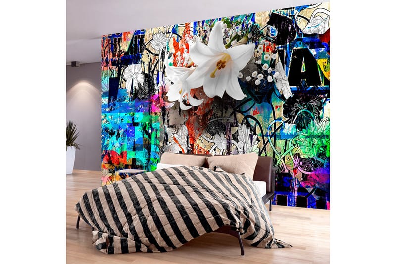 Fototapet Urban Lily 350x245 - Artgeist sp. z o. o. - Inredning - Väggdekor - Tapet & tapettillbehör - Fototapet