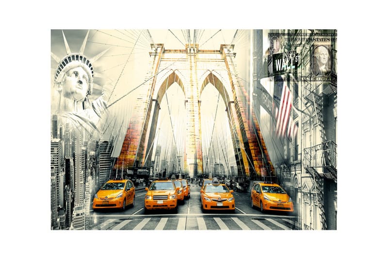 Fototapet Urban Living 200x140 - Artgeist sp. z o. o. - Inredning - Väggdekor - Tapet & tapettillbehör - Fototapet