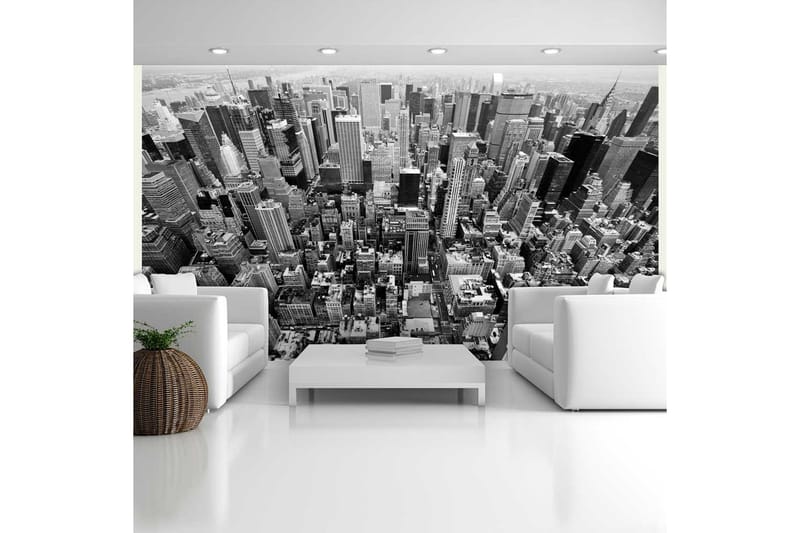 Fototapet Usa New York Svart Och Vitt 450x270 - Artgeist sp. z o. o. - Inredning - Väggdekor - Tapet & tapettillbehör - Fototapet
