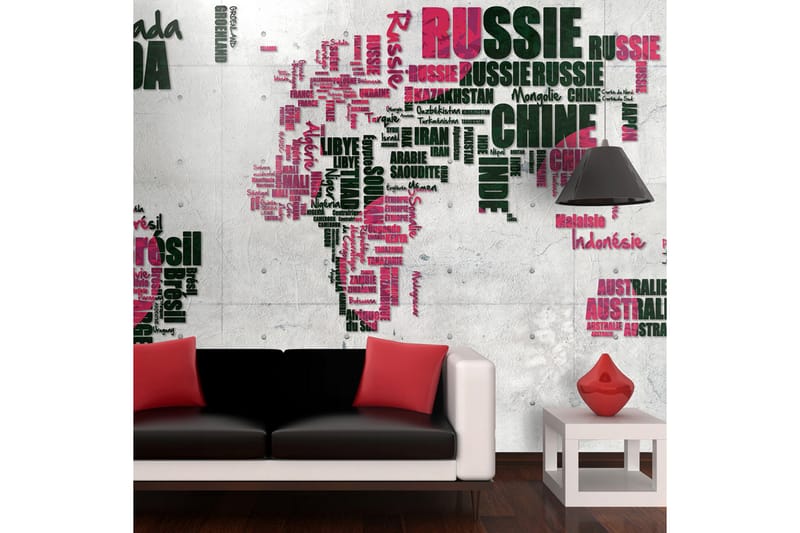 Fototapet Värld Av Resor 350x270 - Artgeist sp. z o. o. - Inredning - Väggdekor - Tapet & tapettillbehör - Fototapet