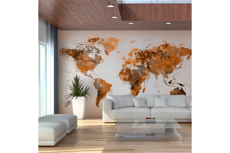 Fototapet Världen Bruna Nyanser 450x270, Artgeist sp. z o. o.