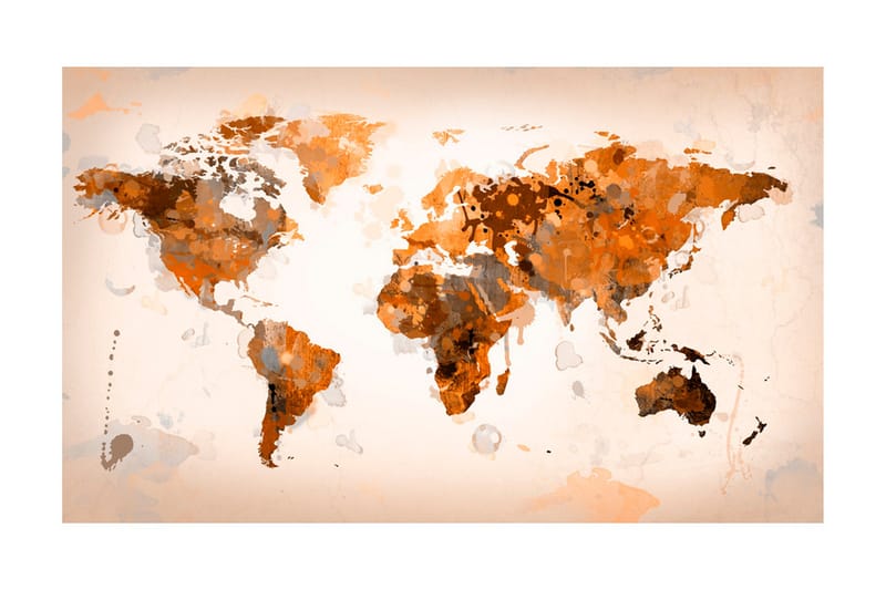 Fototapet Världen Bruna Nyanser 450x270 - Artgeist sp. z o. o. - Inredning - Väggdekor - Tapet & tapettillbehör - Fototapet