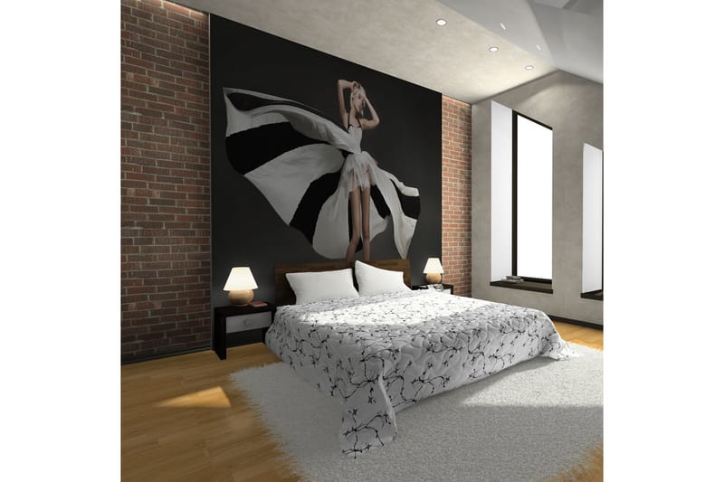 Fototapet Vacker Blondin Fantastisk Klänning 250x193 - Artgeist sp. z o. o. - Inredning - Väggdekor - Tapet & tapettillbehör - Fototapet