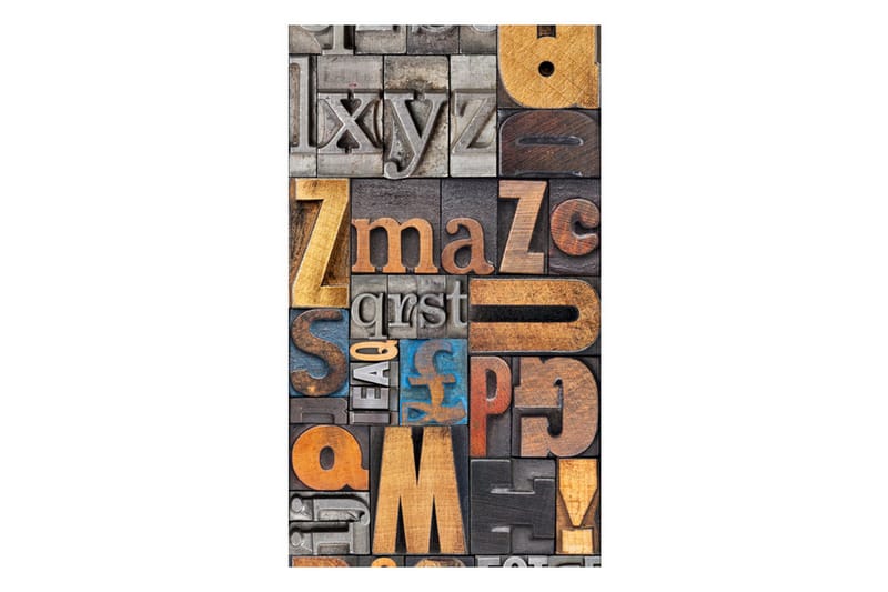 Fototapet Verbal Puzzle 50x1000 - Artgeist sp. z o. o. - Inredning - Väggdekor - Tapet & tapettillbehör - Fototapet