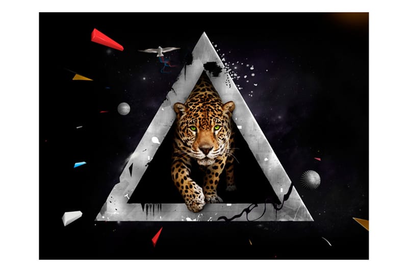 Fototapet Vild Framtidsvision 250x193 - Artgeist sp. z o. o. - Inredning - Väggdekor - Tapet & tapettillbehör - Fototapet