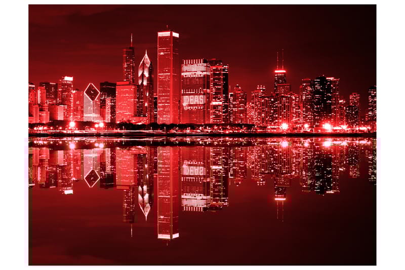 Fototapet Vin-Färgade Chicago 200x154, Artgeist sp. z o. o.