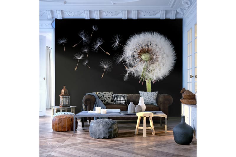 Fototapet Vind Och Maskros 250x193 - Artgeist sp. z o. o. - Inredning - Väggdekor - Tapet & tapettillbehör - Fototapet