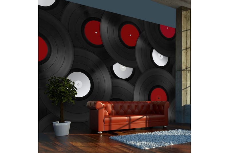 Fototapet Vinyler Retro 300x231, Artgeist sp. z o. o.