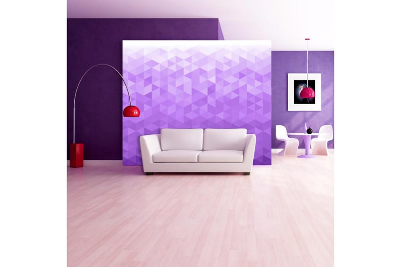 Fototapet Violet Pixel 350x245 - Artgeist sp. z o. o. - Inredning - Väggdekor - Tapet & tapettillbehör - Fototapet