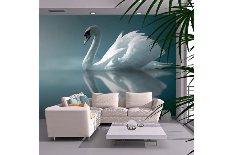 Fototapet Vit Svan 200x154, Artgeist sp. z o. o.
