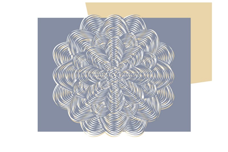 Fototapet Vit Prydnad 400x309, Artgeist sp. z o. o.