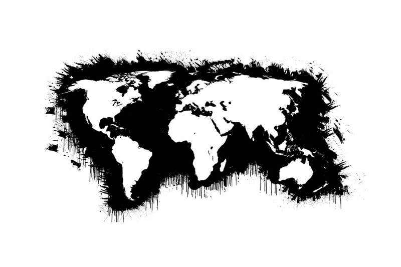 Fototapet Vita Kontinenter Svart Hav 450x270 - Artgeist sp. z o. o. - Inredning - Väggdekor - Tapet & tapettillbehör - Fototapet