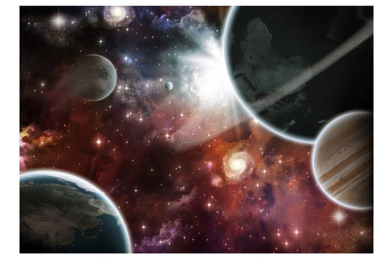 Fototapet Walk In Space 150x105 - Artgeist sp. z o. o. - Inredning - Väggdekor - Tapet & tapettillbehör - Fototapet