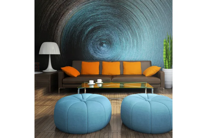 Fototapet Water Swirl 200x154 - Artgeist sp. z o. o. - Inredning - Väggdekor - Tapet & tapettillbehör - Fototapet