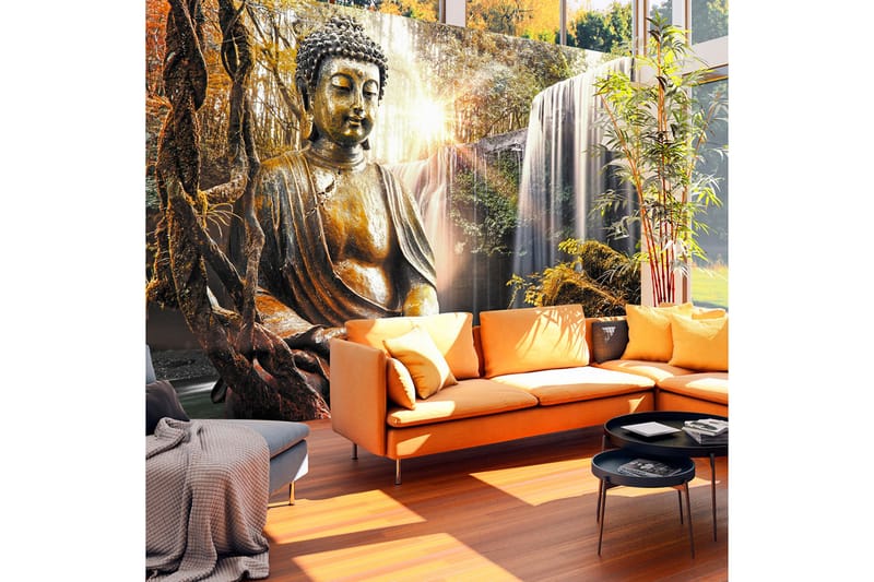 Fototapet Waterfall Of Contemplation 400x280 - Artgeist sp. z o. o. - Inredning - Väggdekor - Tapet & tapettillbehör - Fototapet