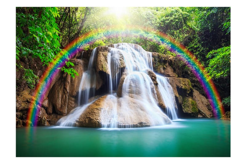 Fototapet Waterfall Of Fulfilled Wishes 350x245 - Artgeist sp. z o. o. - Inredning - Väggdekor - Tapet & tapettillbehör - Fototapet