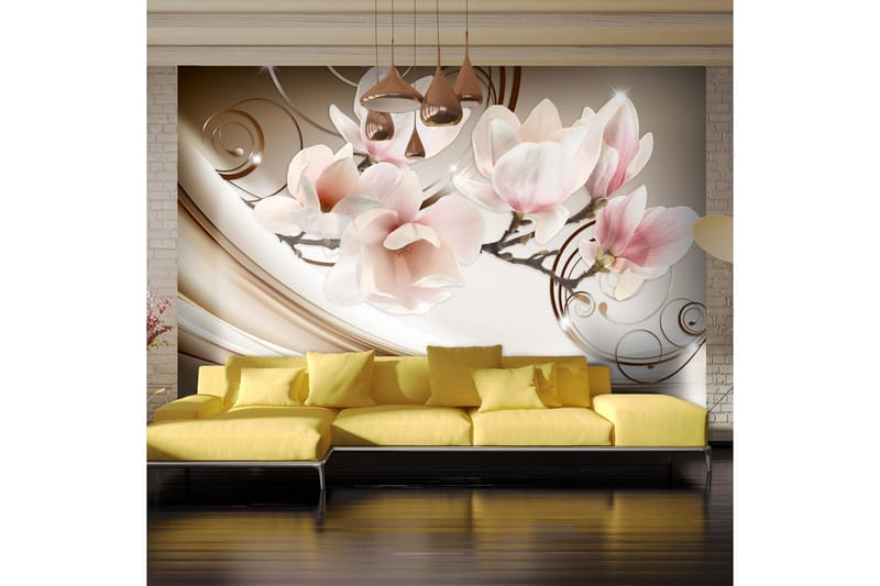 Fototapet Waves Of Magnolia 300x210 - Artgeist sp. z o. o. - Fototapet