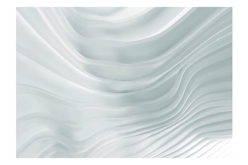 Fototapet Waving White 300x210 - Artgeist sp. z o. o. - Inredning - Väggdekor - Tapet & tapettillbehör - Fototapet