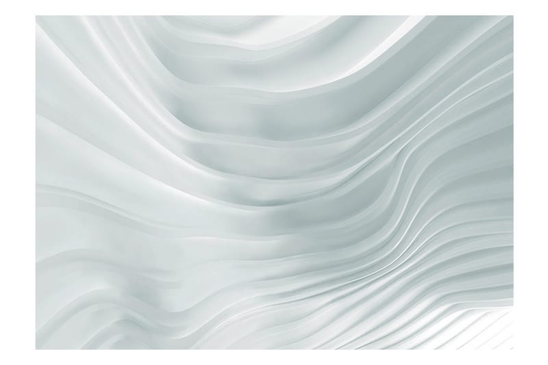 Fototapet Waving White 300x210 - Artgeist sp. z o. o. - Inredning - Väggdekor - Tapet & tapettillbehör - Fototapet