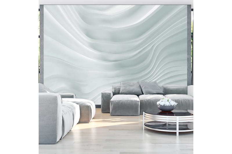 Fototapet Waving White 400x280, Artgeist sp. z o. o.