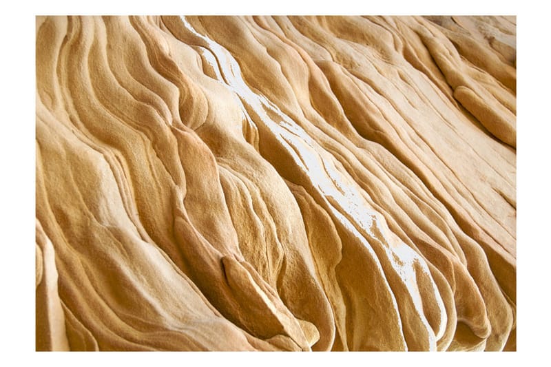 Fototapet Wavy Sandstone Forms 400x309 - Artgeist sp. z o. o. - Inredning - Väggdekor - Tapet & tapettillbehör - Fototapet