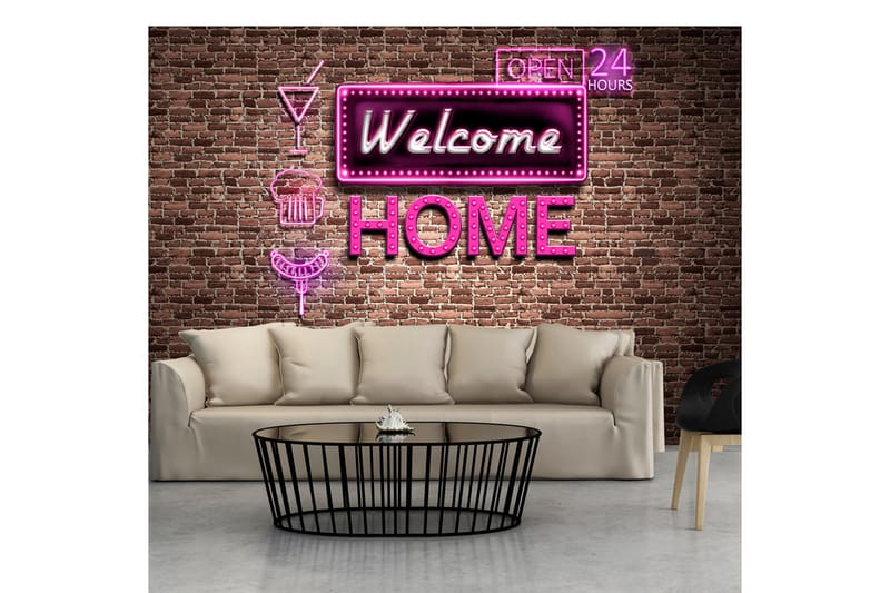 Fototapet Welcome Home 300x210 - Artgeist sp. z o. o. - Inredning - Väggdekor - Tapet & tapettillbehör - Fototapet