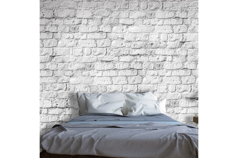 Fototapet White Brick 250x175 - Artgeist sp. z o. o. - Inredning - Väggdekor - Tapet & tapettillbehör - Fototapet