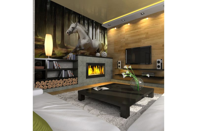 Fototapet White Chase 250x193, Artgeist sp. z o. o.