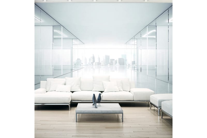 Fototapet White City 300x210, Artgeist sp. z o. o.